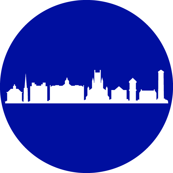 City of Worcester Skyline Icon