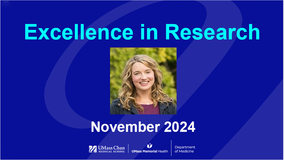  Excellence in Research, November 2024, image of Jennifer Powers