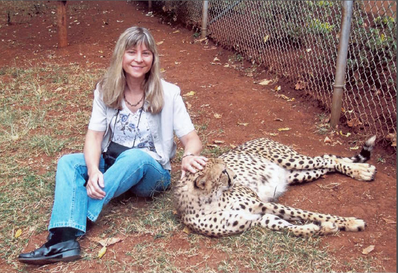 Cindy Wilson with Tiger