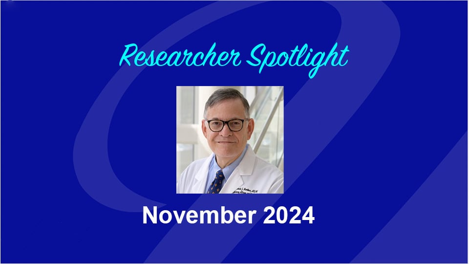  Researcher Spotlight, November 2024, image of Fernando Martinez, MD