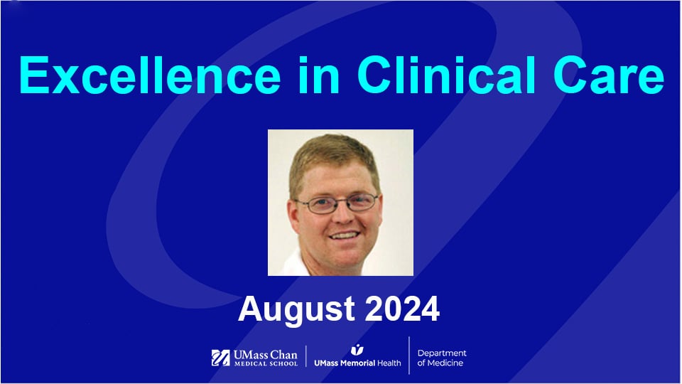  Excellence in Clinical Care, August 2024, Craig Smith