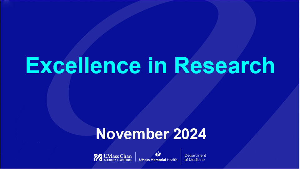  Excellence in Research, November 2024