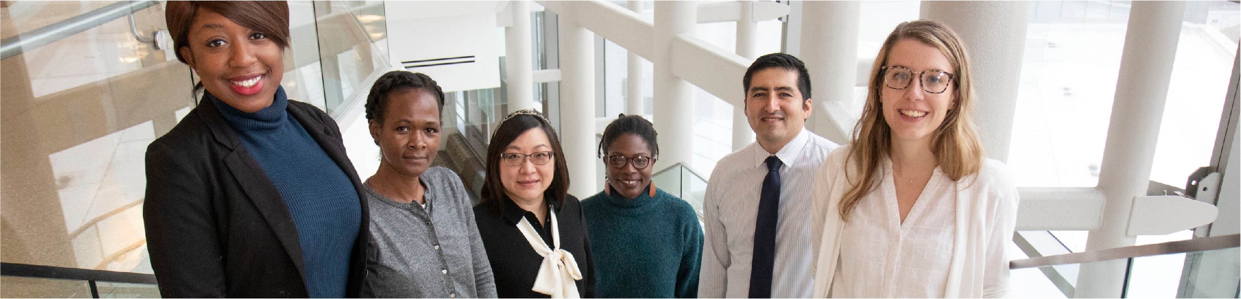  Population Health Science Students on a staircase