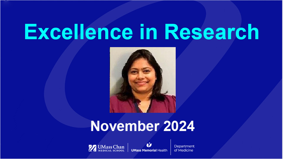  Excellence in Research, November 2024, image of Anukriti Mathur, PhD