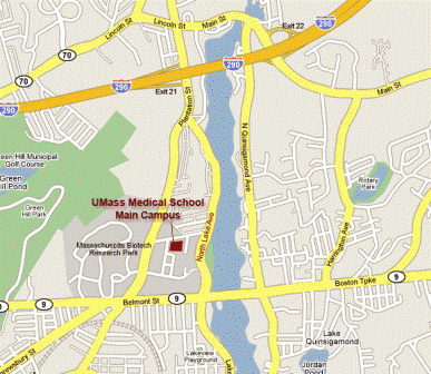 UMass Chan Map