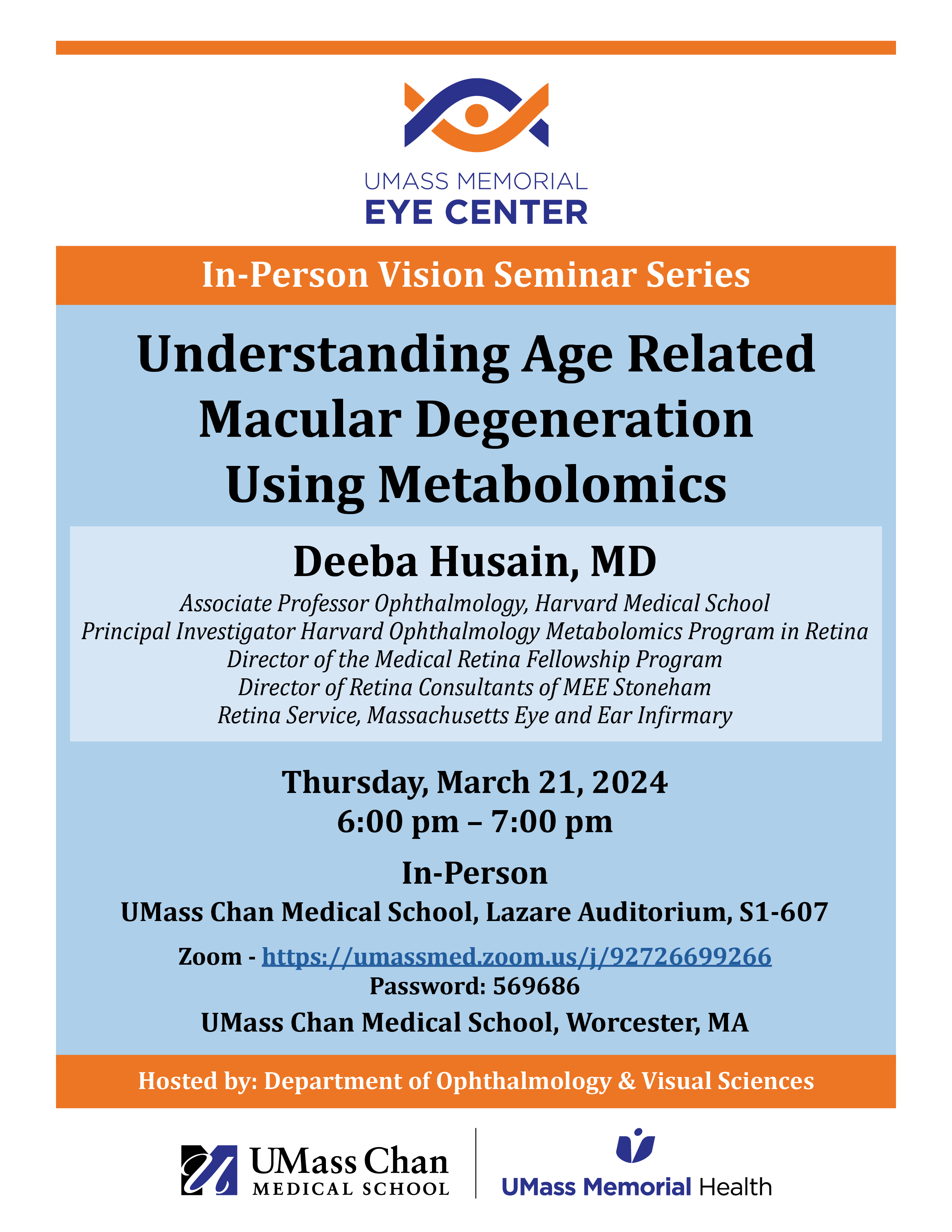 Understanding Age Related Macular Degeneration Using Metabolomics