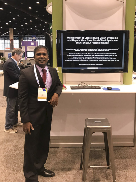 Dr. Venkatesh Murugan at RSNA