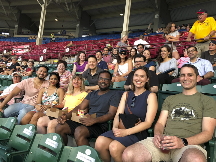 Radiology Residents at PawSox game