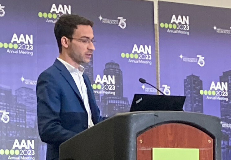 2023 AAN Movement Disorder presentation by Eduardo Andrade, Kara Smith, MD, and Christina Manxhari