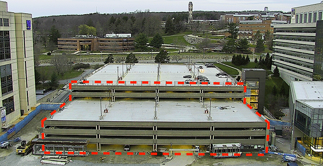 First Road garage demolition begins April 12