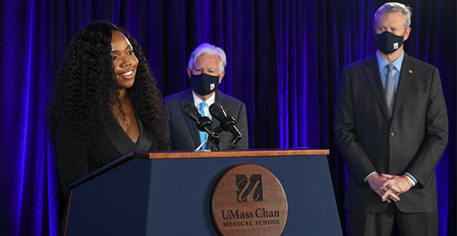 UMass trustee Chioma Okwara’s story of perseverance shines light on ‘power of public education’