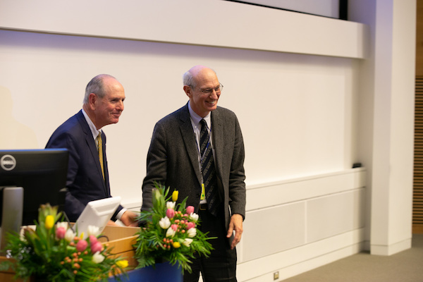 Chancellor Michael Collins and Peter Metz, MD