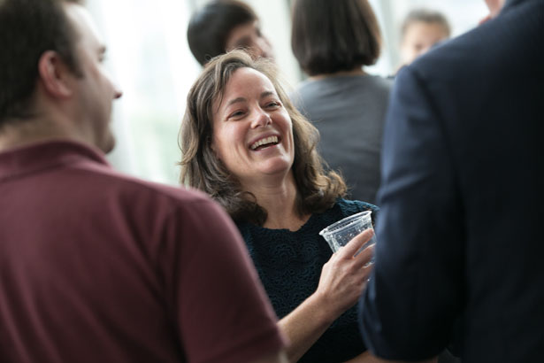 Sharon B. Cantor, PhD, at the reception.