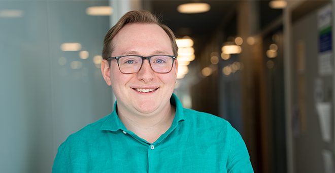 Head shot of David Keener, Phd candidate in the Morningside Graduate School of Biomedical Sciences